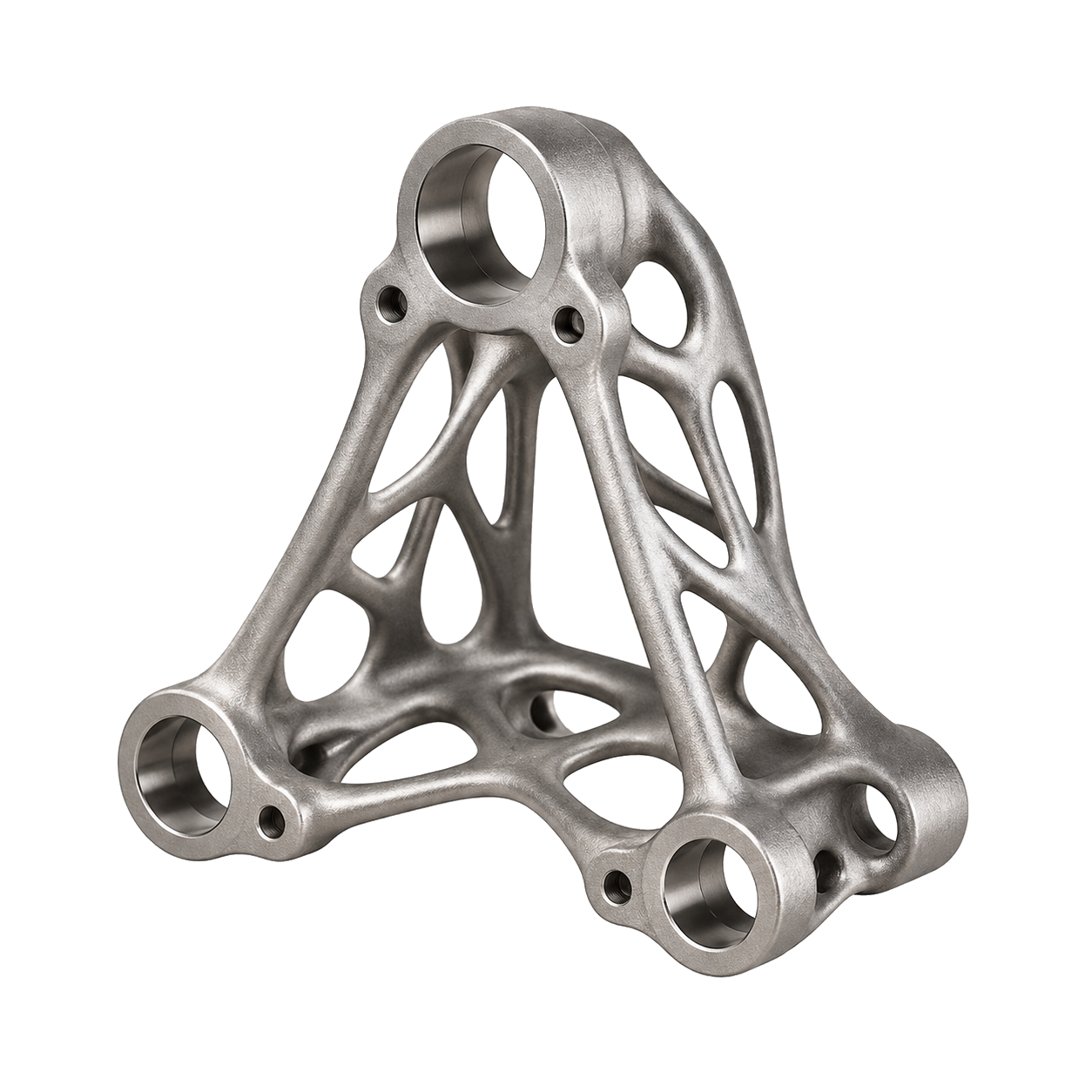 SLM metal 3D printed topology optimized engineering component